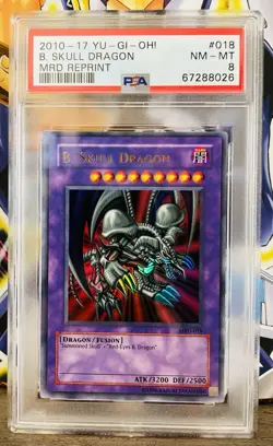 Yu-Gi-Oh! TCG B. Skull Dragon MRD-018 (Unlimited 2010-2017 Reprint) PSA 8 - Image 1