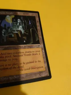 Ancient Tomb. land Tempest. Old Vintage. Magic the Gathering Card. - Image 4