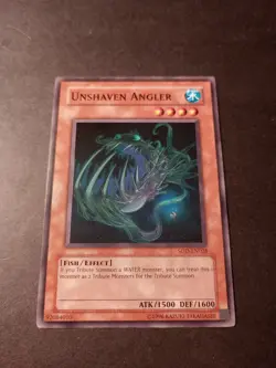 Yu-Gi-Oh! Unshaven Angler Common Card SOD-EN028 LP - Image 1