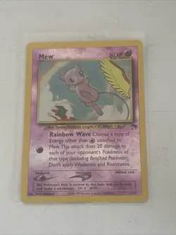 Pokemon TCG 2001 Southern Islands Mew 1/18 Holo Rare Card - Image 1