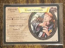 Giant Tarantula 88/116 Harry Potter Trading Card Game Base Set NM/Mint 2001 - Image 1