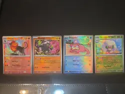 Prismatic Evolutions Card Lot Pokeballs, Masterballs Ex's And Full Art Trainers - Image 2