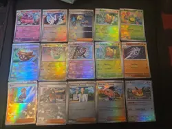 Prismatic Evolutions Card Lot Pokeballs, Masterballs Ex's And Full Art Trainers - Image 4