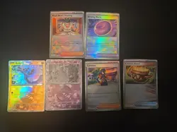 Prismatic Evolutions Card Lot Pokeballs, Masterballs Ex's And Full Art Trainers - Image 5