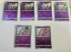 Eeveelution Lot Pokemon Holo And Reverse Cards - Image 1