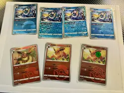 Eeveelution Lot Pokemon Holo And Reverse Cards - Image 4