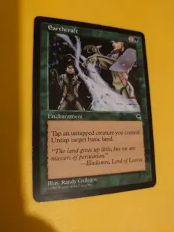 Earthcraft. Rare Enchantmnet Tempest. Old Vintage. Magic the Gathering Card. - Image 3