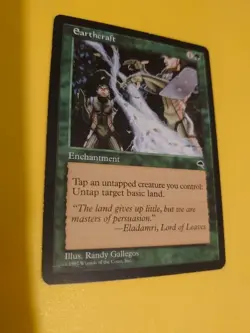 Earthcraft. Rare Enchantmnet Tempest. Old Vintage. Magic the Gathering Card. - Image 4