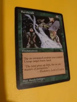 Earthcraft. Rare Enchantmnet Tempest. Old Vintage. Magic the Gathering Card. - Image 5
