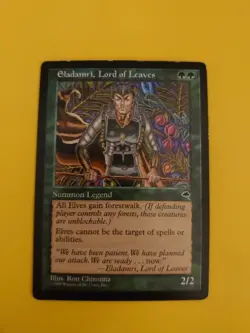 Eladamri, Lord of LEaves. Rare Tempest. Old Vintage. Magic the Gathering Card. - Image 1