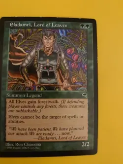 Eladamri, Lord of LEaves. Rare Tempest. Old Vintage. Magic the Gathering Card. - Image 3
