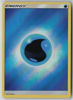 Water Energy 2017 Pokemon TCG SM Base Set Reverse Holo Card (Near Mint) NM 1 - Image 1