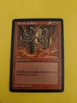 Furnace of Rath. Rare enchantment Tempest Old Vintage. Magic the Gathering Card. - Image 1