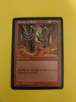 Furnace of Rath. Rare enchantment Tempest Old Vintage. Magic the Gathering Card. - Image 2