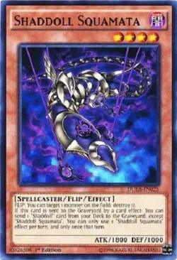 Yugioh - Shaddoll Squamata - 1st Edition NM - Free Holographic Card - Image 1