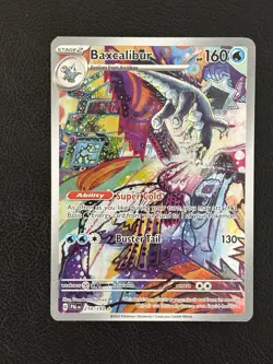 Pokemon TCG Baxcalibur Card 210/193 IR Sv02: Paldea Evolved 2023 - Image 1