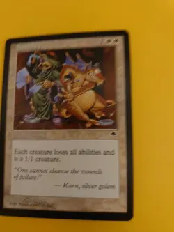 Humility. Rare Enchantment Tempest. Old Vintage. Magic the Gathering Card. - Image 2