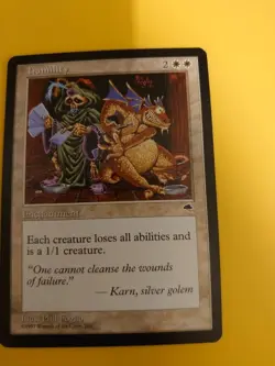 Humility. Rare Enchantment Tempest. Old Vintage. Magic the Gathering Card. - Image 3