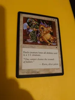 Humility. Rare Enchantment Tempest. Old Vintage. Magic the Gathering Card. - Image 5