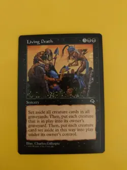 Living Death. Sorcery Tempest. Old Vintage. Magic the Gathering Card. - Image 1
