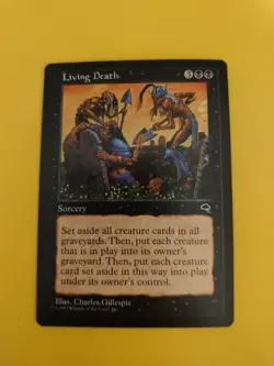 Living Death. Sorcery Tempest. Old Vintage. Magic the Gathering Card. - Image 2