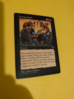 Living Death. Sorcery Tempest. Old Vintage. Magic the Gathering Card. - Image 3
