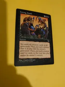 Living Death. Sorcery Tempest. Old Vintage. Magic the Gathering Card. - Image 4