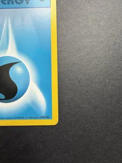 Pokemon Cards: Base Set 1st Edition Energy: Water Energy 102/102 - Image 4