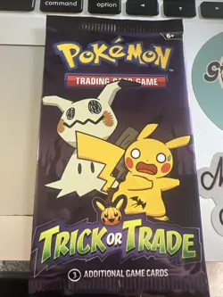 TRICK or TRADE 2023 Halloween SEALED Booster Pack (3 Pokemon Cards Per Pack) - Image 1