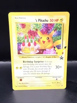 Pokemon TCG Birthday Pikachu Celebrations Classic Collection Promo Card #24 B - Image 2