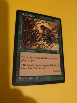 Root Maze. Enchantment Tempest. Old Vintage. Magic the Gathering Card. - Image 4