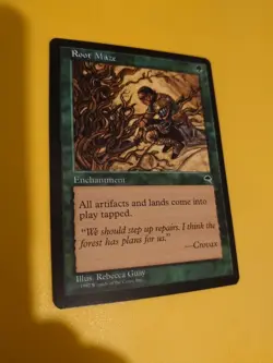 Root Maze. Enchantment Tempest. Old Vintage. Magic the Gathering Card. - Image 5