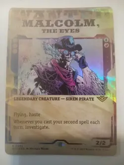 Malcolm, the Eyes (Showcase) Outlaws of Thunder Junction Foil - Image 1