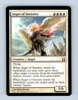 2012 Return to Ravnica Angel of Serenity MTG / Magic the Gathering #1 - Image 1