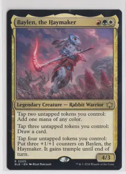 2024 Bloomburrow Baylen, the Haymaker MTG / Magic the Gathering #205 - Image 1