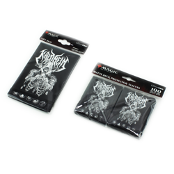 Kaldheim RARE Metal Alt Art Deck Sleeves Ultra Pro 100 Sleeves + Life Pad | NEW - Image 1