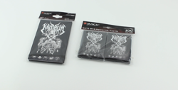 Kaldheim RARE Metal Alt Art Deck Sleeves Ultra Pro 100 Sleeves + Life Pad | NEW - Image 2
