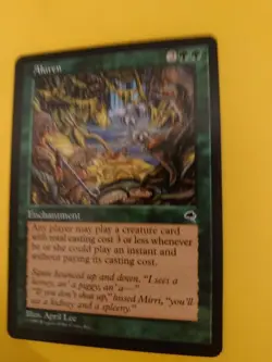 Aluren. Enchantment rare Tempest. Old Vintage. Magic the Gathering Card. - Image 2