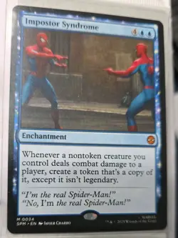 MTG, Imposter Syndrome (#0034), Spider-Man - Non-Foil, NM Mythic - Image 1