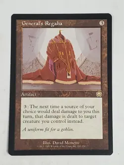 MTG General's Regalia (Mercadian Masques/Artifact/R) - BGM - Image 1