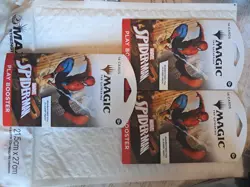 Magic The Gathering Marvel Spider-Man ( 3 ) Play Booster Packs - Factory Sealed - Image 1