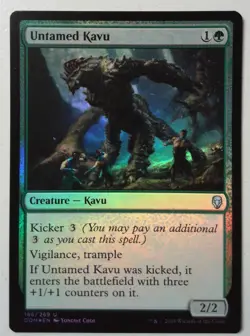 Untamed Kavu *FOIL Uncommon* Magic MtG x1 Dominaria - Image 1