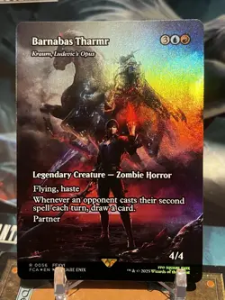 MTG Barnabas Tharmr - Kraum, Ludevic's Opus [FINAL FANTASY] ✨FOIL✨ - Image 1