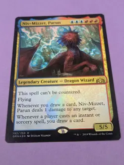 MTG Magic: Guilds of Ravnica: Niv-Mizzet, Parun #192/259 Rare - LP - Image 1