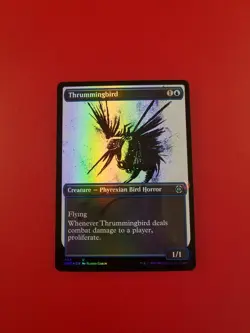 1x Thrummingbird (432) | FOIL Showcase | Phyrexia: All Will Be One | MTG Magic - Image 3