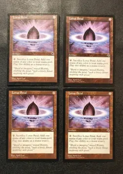 4x Lotus Petal Tempest Regular TMP - Image 1