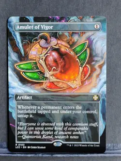Amulet of Vigor (Borderless); Commander: the Lost Caverns of Ixalan - Image 1