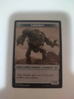 MTG Magic the Gathering Token - Construct (16/765) Modern Horizons 2 LP - Image 1