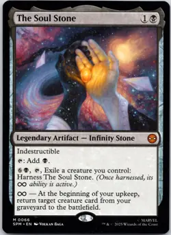 The Soul Stone 66 Marvel's Spider-Man NM MTG - Image 1