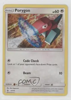 Porygon Pokemon McDonald's Collection 7 Happy Meal Promo #12 - Image 1